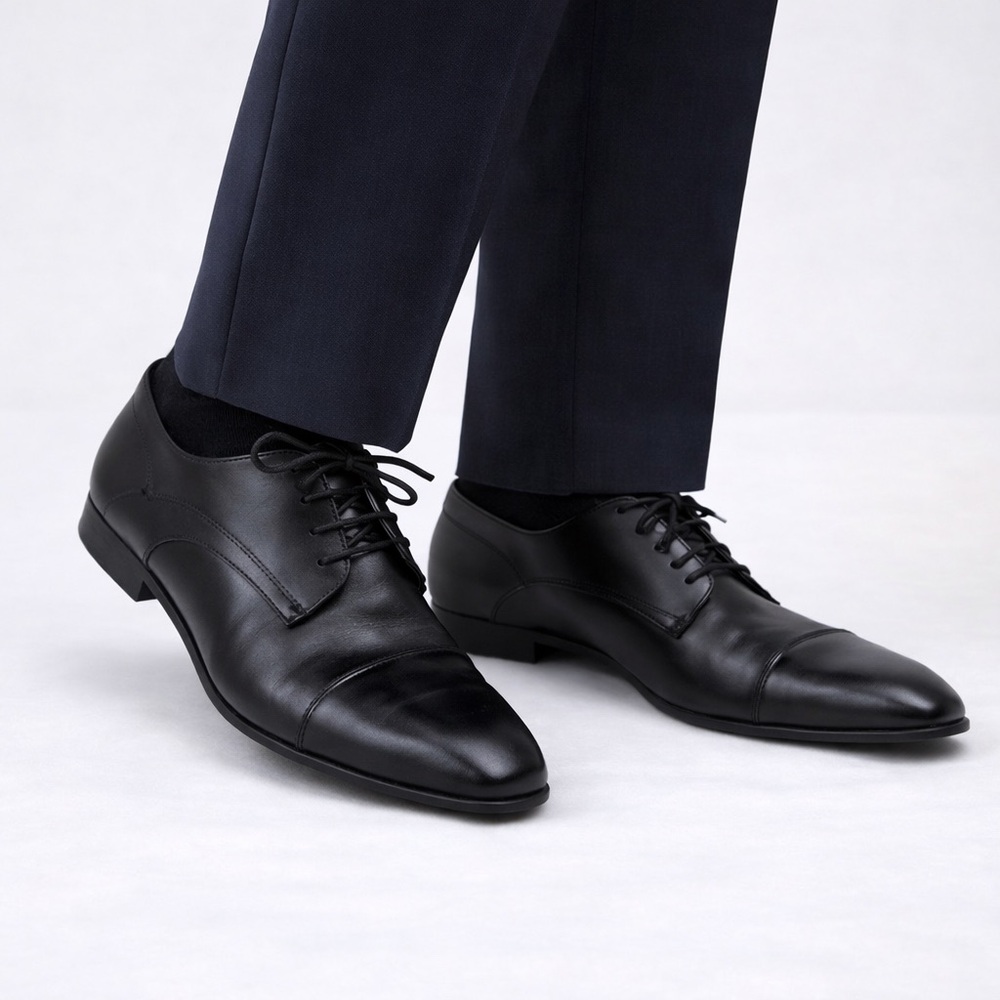 Hugo Boss Men's Black Dress Shoes size 8.5